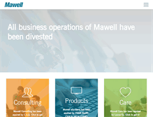 Tablet Screenshot of mawell.com